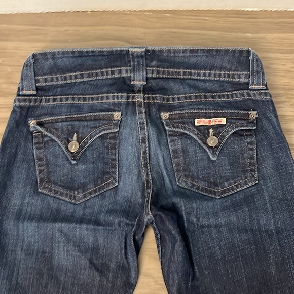 HUDSON LOW RISE SIGNATURE BOOTCUT DENIM  JEANS 27 - Picture 13 of 16